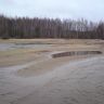 Упал уровень воды